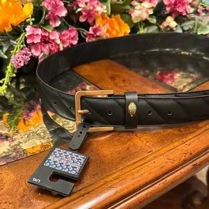 Kurt Geiger | Accessories | Kurt Geiger Black And Gold Belt  display picture 1